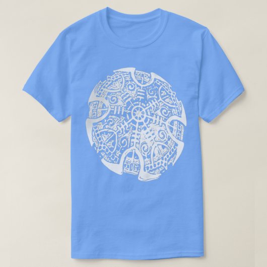 Aegishjalmur white t-shirt (Design voorkant)