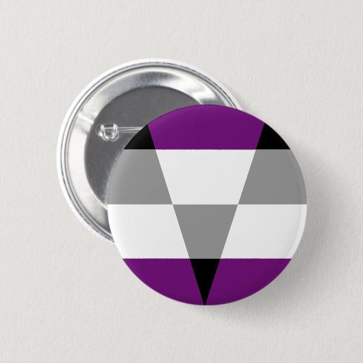 Aegoseksuele pride ronde button 5,7 cm (Voorkant /achterkant)