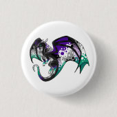 Aegosexual Pride Dragon Ronde Button 3,2 Cm (Voorkant)