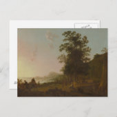 Aelbert Cuyp - Landschap met de vlucht naar Egypte Briefkaart (Voorkant / Achterkant)