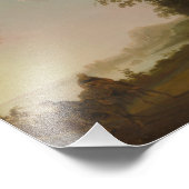 Aelbert Cuyp -Landschap met de vlucht naar Egypte Foto Afdruk (Hoek)