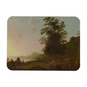Aelbert Cuyp - Landschap met de vlucht naar Egypte Magneet