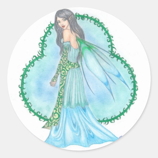 Aelin Ronde Sticker (Voorkant)