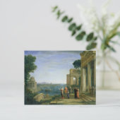 Aeneas and Dido in Carthage, 1675 Briefkaart (Staand voorkant)