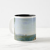 Aeneas and Dido in Carthage, 1675 Tweekleurige Koffiemok (Voorkant links)