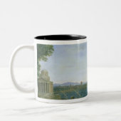 Aeneas and Dido in Carthage, 1675 Tweekleurige Koffiemok (Links)