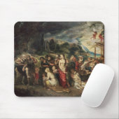 Aeneas bereidt zich voor om de Trojanen naar balli Muismat (Met muis)