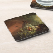 Aeneas en de Sibyl, c.1800 (olie op canvas) Bier Onderzetter (Linkerzijde)