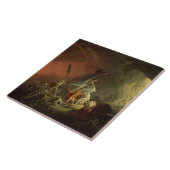 Aeneas en de Sibyl, c.1800 (olie op canvas) Tegeltje (Zijkant)