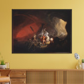 Aeneas en de Sibyl Old Masters Reproduction Canvas Afdruk (Insitu (Woonkamer))