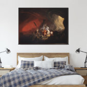 Aeneas en de Sibyl Old Masters Reproduction Canvas Afdruk (Insitu (Slaapkamer))