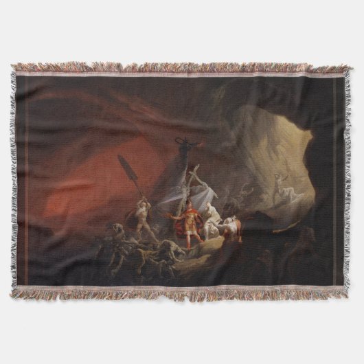 Aeneas en de Sibyl Old Masters Reproduction Deken (Voorkant)