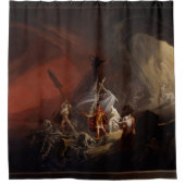 Aeneas en de Sibyl Old Masters Reproduction Douchegordijn (Voorkant)