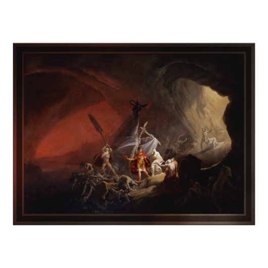 Aeneas en de Sibyl Old Masters Reproduction Foto Afdruk (Voorkant)