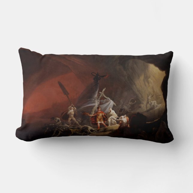 Aeneas en de Sibyl Old Masters Reproduction Kussen (Voorkant)
