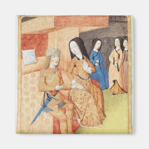 Aeneas en Dido, uit de werken van Virgil Magneet
