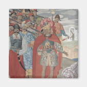 Aeneas en zijn soldaten, 1919 magneet (Voorkant)