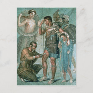 Aeneas gewond bij Pompeii Briefkaart