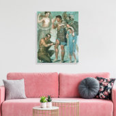Aeneas gewond bij Pompeii Canvas Afdruk (Insitu (Woonkamer))