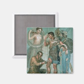 Aeneas gewond bij Pompeii Magneet (Voorkant / Achterkant)