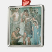 Aeneas gewond bij Pompeii Metalen Ornament (Links)