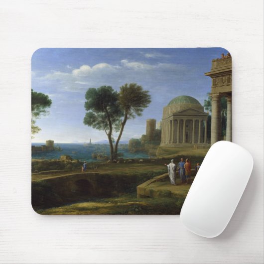 Aeneas in Delos door Claude Lorrain Muismat (Met muis)