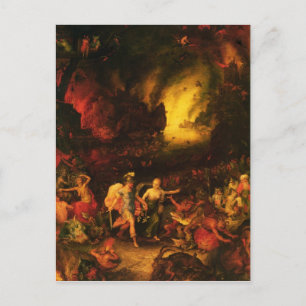 Aeneas in Hades Briefkaart