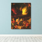 Aeneas in Hades Canvas Afdruk (Insitu (Houten vloer))