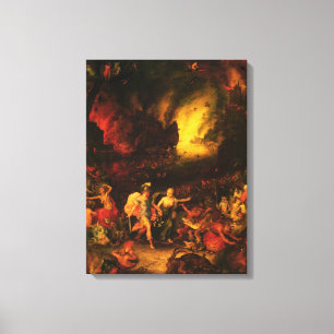 Aeneas in Hades Canvas Afdruk