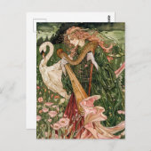 Aengus Keltische God van liefde en schoonheid Briefkaart (Voorkant / Achterkant)
