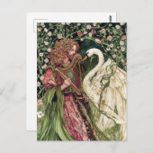 Aengus Keltische God van liefde en schoonheid Briefkaart (Voorkant / Achterkant)