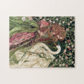 Aengus Keltische God van liefde en schoonheid Legpuzzel (Horizontaal)