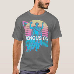 Aengus Og Irish God Ancient Irish Mythology Retro T-shirt