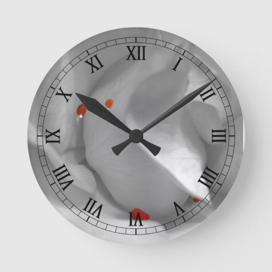 Aeolian Waterverf Clock Ronde Klok (Voorkant)