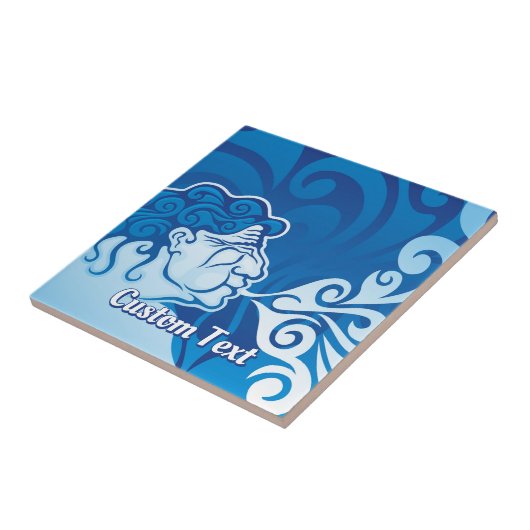 Aeolus Tegeltje (Zijkant)