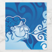 Aeolus Wijn Etiket (Enkel label)