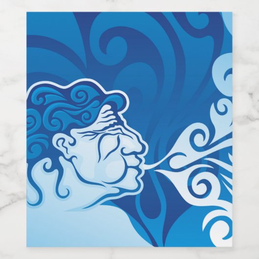 Aeolus Wijn Etiket (Enkel label)