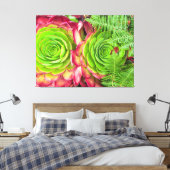 Aeonium Canvas Afdruk (Insitu (Slaapkamer))