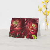 Aeonium-wenskaart Kaart (Gele Bloem)