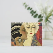 Aer Deco-dames Briefkaart (Staand voorkant)