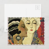 Aer Deco-dames Briefkaart (Voorkant / Achterkant)