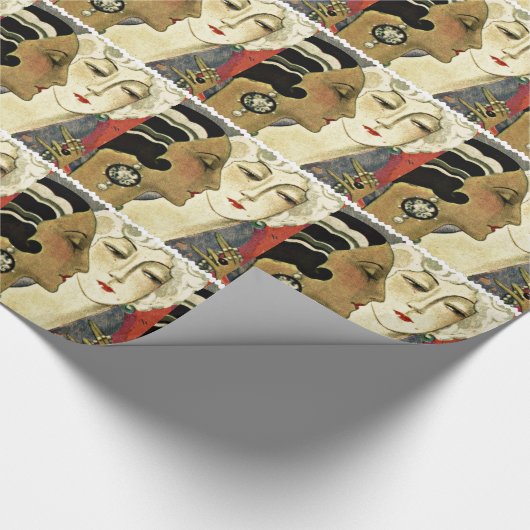 Aer Deco-dames Cadeaupapier (Hoek)