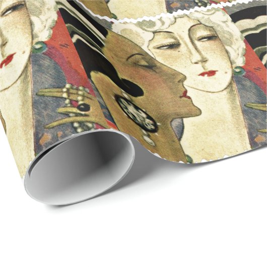 Aer Deco-dames Cadeaupapier (Rol Hoek)