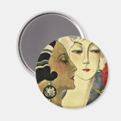 Aer Deco-dames Magneet (Voorkant / Achterkant)