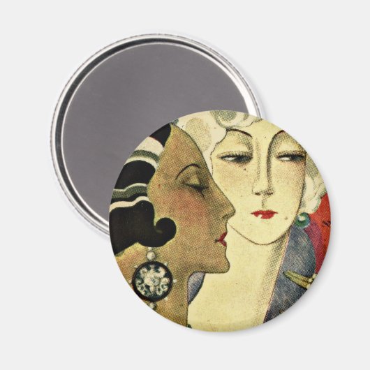 Aer Deco-dames Magneet (Voorkant / Achterkant)