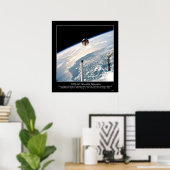 AERCam Sprint free-flight in de v... Poster (Thuiskantoor)