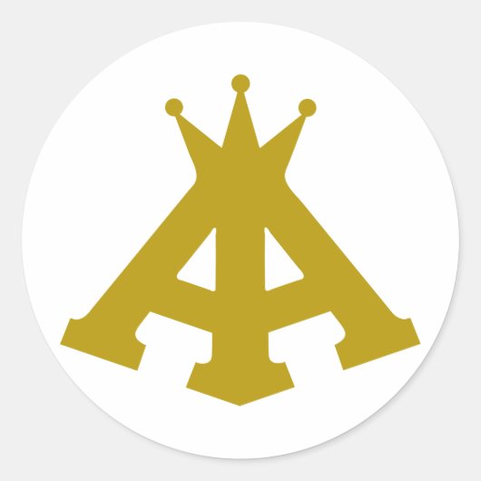 aëreel ronde sticker (Voorkant)