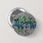 Aeria & Manga Ronde Button 5,7 Cm (Voorkant /achterkant)