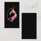 Aerial Artist Circus Hoop Aerial Yoga Aerialist Visitekaartje (Voorkant / Achterkant)