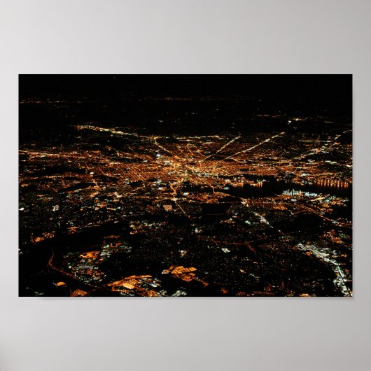 Aerial Baltimore 8x12 Poster (Voorkant)